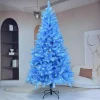 6.5’ Pre-Lit Blue Artificial Christmas Tree