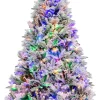 7’ Snow Flocked Christmas Tree