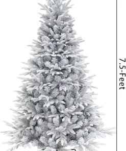 7.5’ Artificial Christmas Tree with Decorative Ornaments