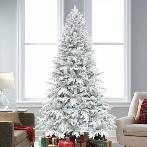 7.5’ Artificial Christmas Tree with Decorative Ornaments