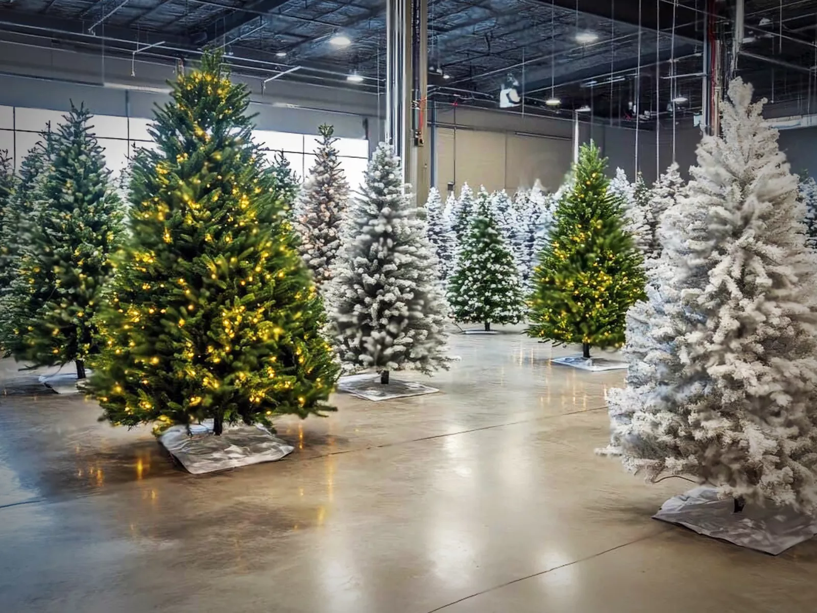 artificial christmas trees