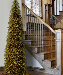 10 Feet Kingswood fir Pre-Lit Christmas Tree