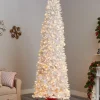 10-ft Douglas Fir Pre Lit Slim White Christmas
