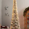 11 ft Easy Set-Up Lighted Spruce Christmas Tree