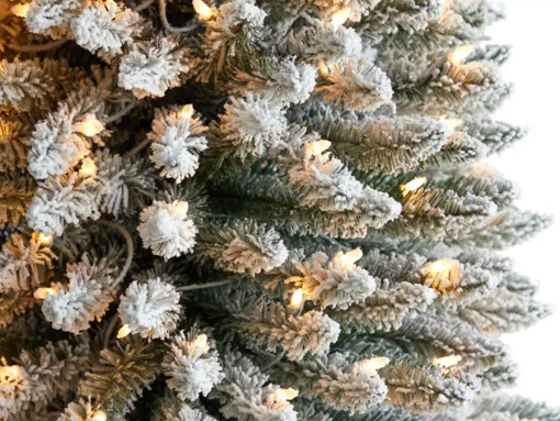 11 ft Lighted Spruce Christmas Tree closeup
