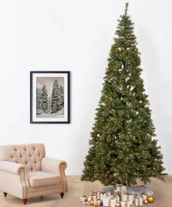 11’ White Mountain Pine Artificial Christmas Tree