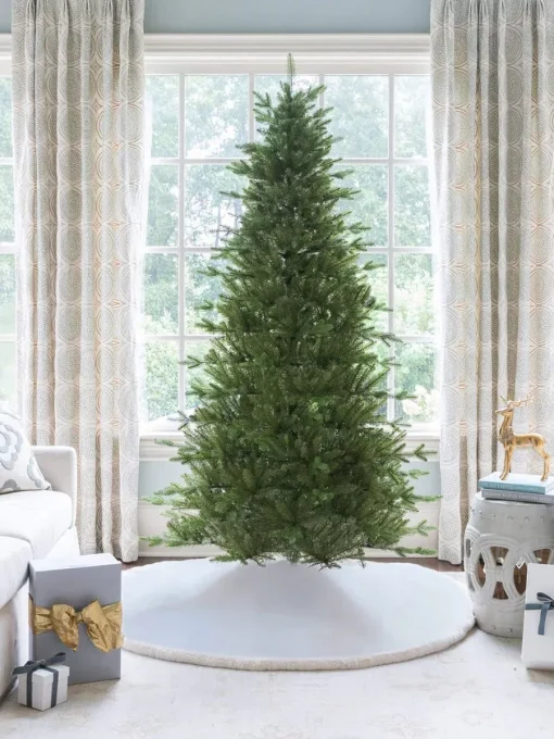 12 ft Alpine Fir Slim Artificial Christmas Tree