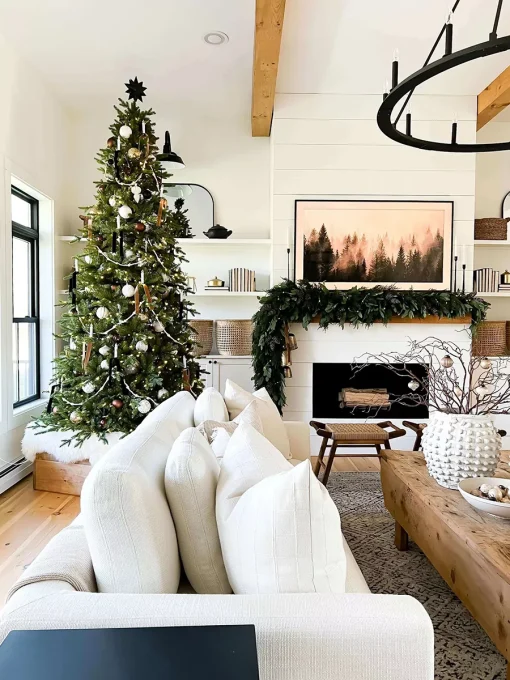 12 ft Alpine Fir Slim Christmas Tree