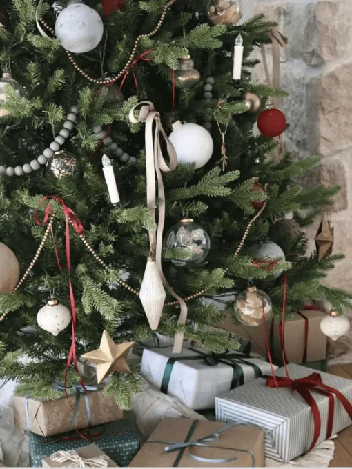 12 ft Alpine Fir Slim Christmas Tree closeup