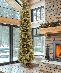 12 ft Pre Lit Carolina Pine Tree