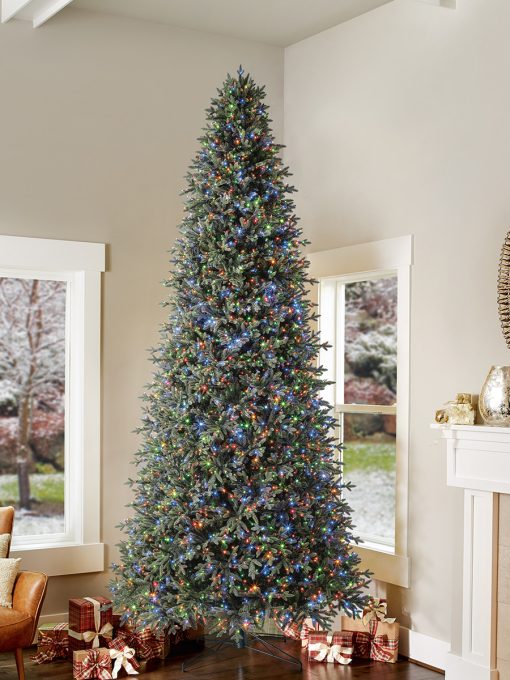12 ft Pre Lit Micro LED Christmas Tree