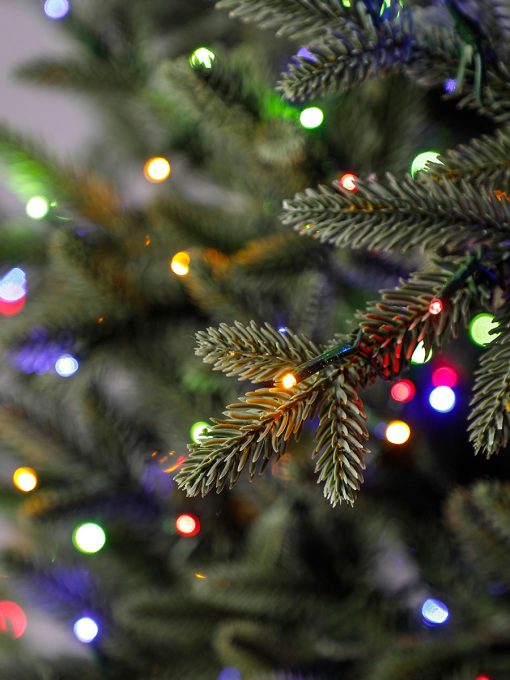 12 ft Radiant Micro LED Christmas Tree close up