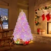 6’ Costway Flocked Artificial Christmas Tree