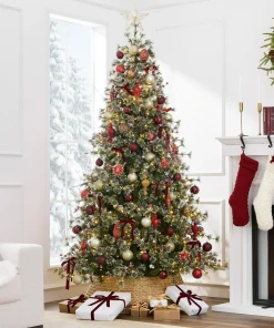 6' Pre Lit Cashmere Christmas Tree