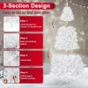 7.5’ Pre Lit White Christmas Tree