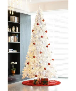 7.5’ Pre Lit White Christmas Tree