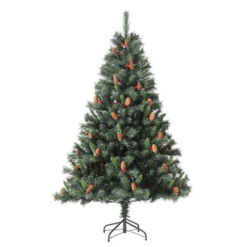 8’ EVRE Artificial Christmas Tree Pine Cone Berries