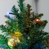 8’ Tall Pencil Pre lit Artificial Christmas Tree