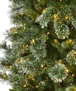 9' Slim Snow Tip Pine Artificial Christmas Tree