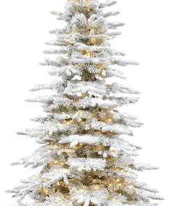 9' Snowy Mountain Pine Artificial Christmas Tree