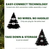 9' Snowy Mountain Pine Artificial Christmas Tree