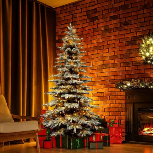 9' Snowy Mountain Pine Artificial Christmas Tree