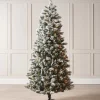 9 ft Slim Snow Flocked Spruce Christmas Tree