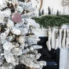 King Flock Slim Christmas Tree close up