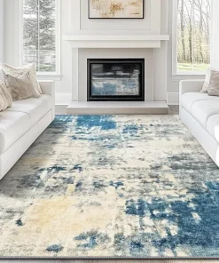 Modern Geometric Print Area Rug