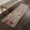 Nourison Ankara Global ANR06 Ivory Orange Runner