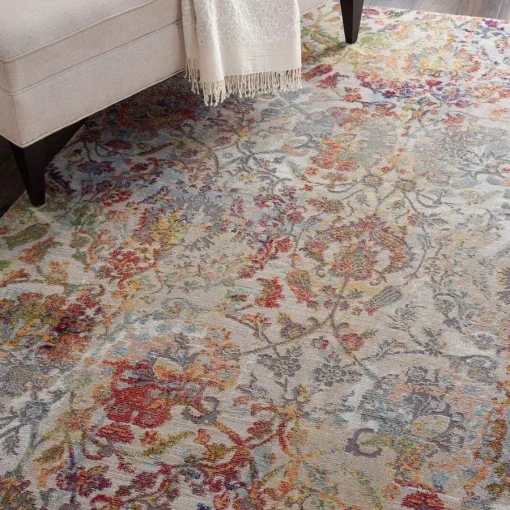 Nourison Ankara Global ANR06 Ivory Orange Runner