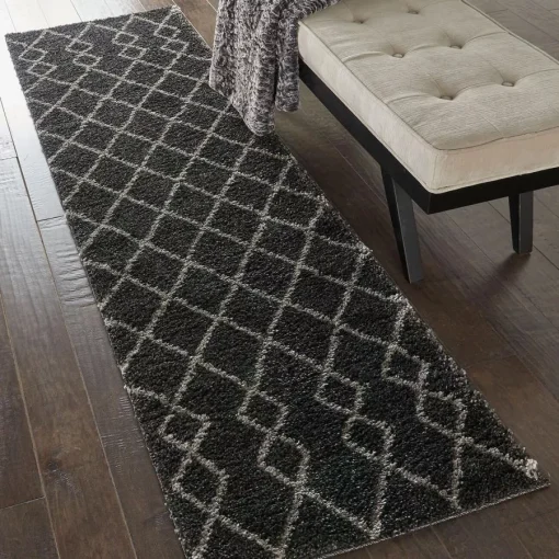 Nourison Martil MAT01 Charcoal Runner