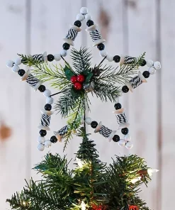 Ornativity Rattan Star Tree Topper