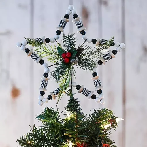 Ornativity Rattan Star Tree Topper