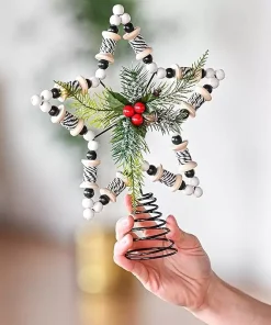 Ornativity Rattan Star Tree Topper