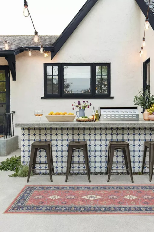 Outdoor Ranier Cayenne Red Rug