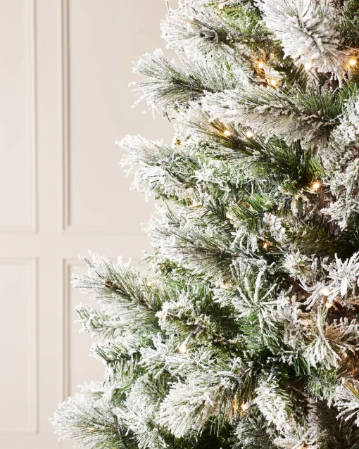 Snow Flocked Spruce Christmas Tree