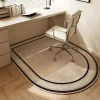 Tranquil Workspace Oval Rug