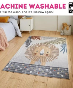 Vida Kids Lion Stain Resistant Low Maintenance