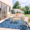 porch rug with reversible design